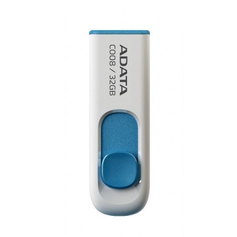 ADATA | C008 | 32 GB | USB 2.0 | White/Blue - 3